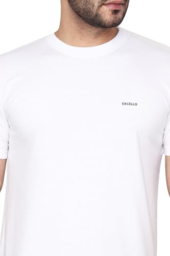 Image of EXCELLO Men's 100% Pure Cotton T-Shirt || Super Soft, Breathable, Premium Material.