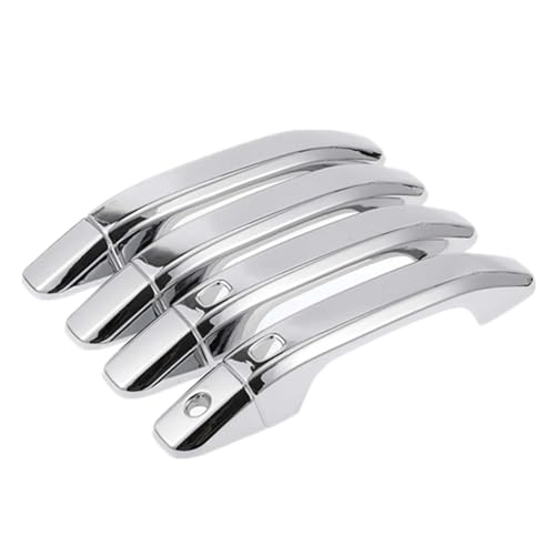 �O�n���h���J�o�[ Compatible With Chevrolet For Suburban 2015 2016 2017-2023 �O���h�A�n���h���J�o�[�i�L�[�p�b�h2�t���A�N���[���V���o�[�g�[��4�j