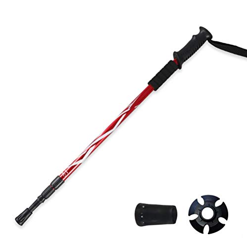 Bastones de trekking antideslizantes para evitar caídas en la nieve