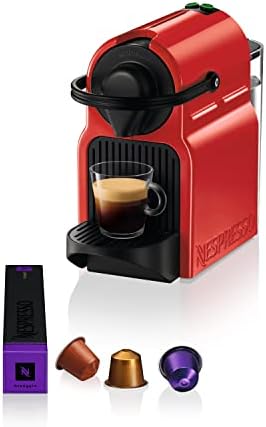 Nespresso Krups Machine à café Inissia rouge, Cafetiere Espresso YY1531FD