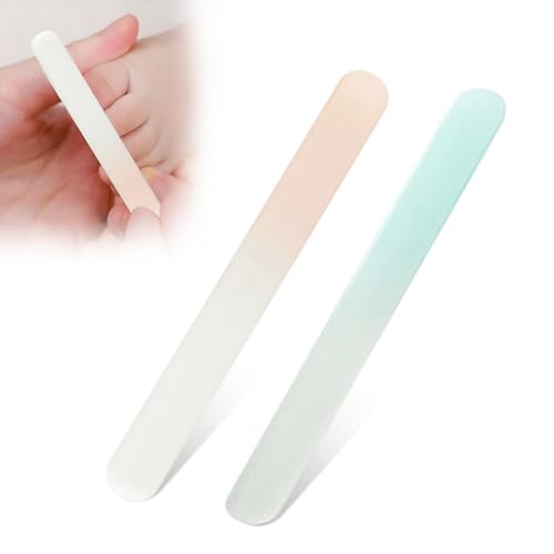 JUGUTA Nascita Bebè - Nagelfeile Baby - 2 Stück Glas-Nagelfeilen (blau/rosa, 9×1×0.3cm) für Neugeborene und Mütter JUGUTA Nascita Bebè - Nagelfeile Baby - 2 Stück Glas-Nagelfeilen (blau/rosa, 9×1×0.3cm) für Neugeborene und Mütter
