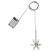 Produktbild MARELIDA Lichterstern LIGHTY - D: 8,5cm - 12 warmweiße LEDs - Transparentes Kabel - Batterie - Timer