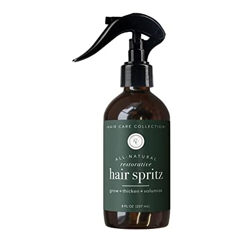 Rowe Casa Organics Hair Growth Spray, Hair Texturizer and Regrowth, Mens Hair Restoration, Rosemary, Cedarwood, Lavender Essential Oil, 8 oz Cover