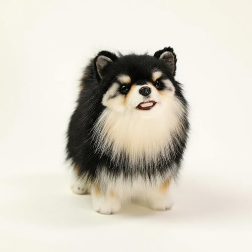 Peluche chien sensation moelleuse jouet compagnon doux Almencla smiling - 3