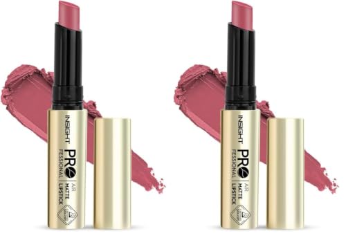 Image of INSIGHT Professional Air Matte Lipstick | Smooth Finish | All Day Comfort | Infused with Rosehip Oil and Avocado Butter | One Swipe Color - (Ursula) (3g) (Pack of 2)