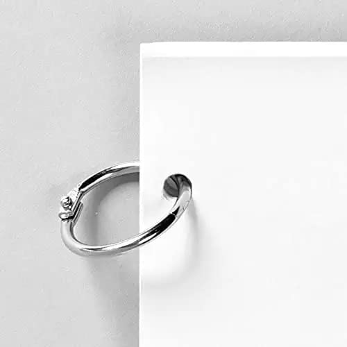 True-Ally Big Size White Unruled Index Cards - 4x6 inch, 150 Sheets, 200 GSM with Free Binder Rings 2