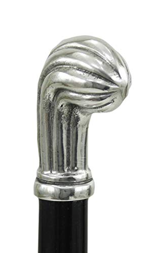 Cavagnini Handmade in Italy Walking Sticks and Canes for Men Wooden Canes Italian Silver Handle Luxury Wood Cane