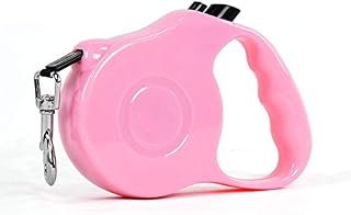 5m Retractable Leash Nylon Tape Leash for Dog with Brake Button/and Lock, Comfortable
