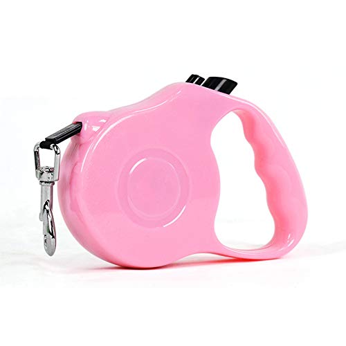 5m Retractable Leash Nylon Tape Leash for Dog with Brake Button/and Lock, Comfortable