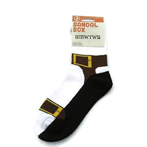 Sandal and Socks - Fashion Faux Pas - Looks like you're Wearing Sandals with Socks 85% Cotton - Silly Socks