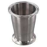 304 Stainless Steel Sanitary Pipe Reducer Fitting 3 Inch to 2.5 Inch with Tri Clamp Ferrule for Food Beverage Dairy Industrial Applications