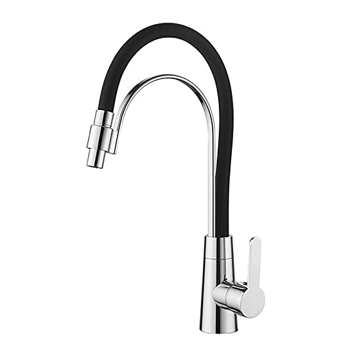 Robinet de cuisine à tirette pour simplifier la vaisselle et le nettoyage de l'évier