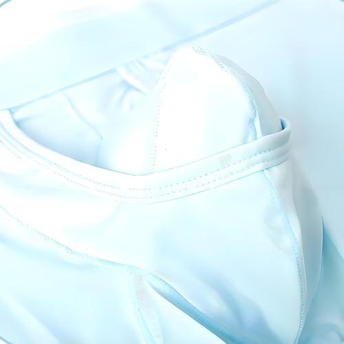 Mens Bulge Enhancing Trunks Underwear Ice Silk Boxer Briefs with Pouch for Balls4