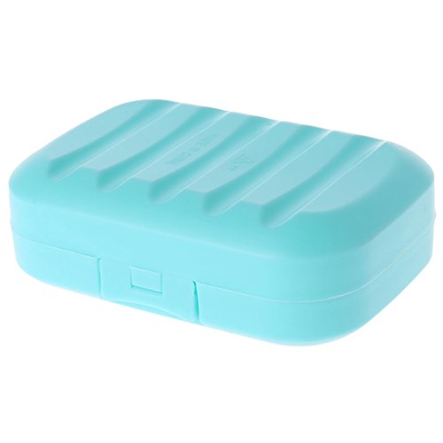 JADEWaa Caja de jabón para baño, para el hogar, ducha, viaje, contenedor de jabón, dispensador de jabón, decoración