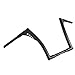XMT-MOTO Custom Vintage 14" Rise Ape Hangers Handlebar fits for All Harley-Davidson FLST, FXST, Sportster XL, including Throttle-by-wire models, and any Custom(Black,1 PCS)