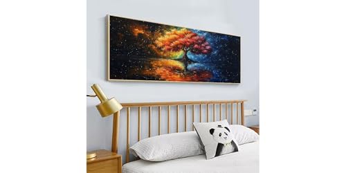 Broderie Diamant Complète Arbres 50x100cm : Le Cadeau Créatif Idéal - 2
