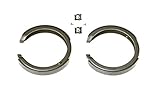 für Artikelnummer: S 49 523 BREMBO S 49 523 Bremsbackensatz, Feststellbremse Handbremsbeläge, Handbremsbacken