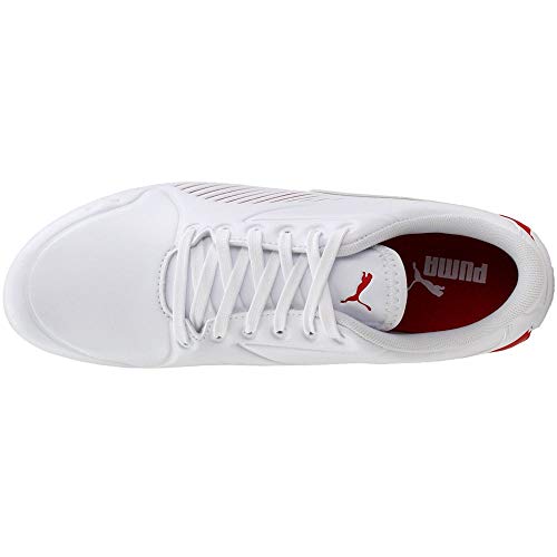 PUMA Puma Men's Scuderia Ferrari Drift Cat 7 Ultra Sneaker, White-Rosso Corsa, 11.5 M US
