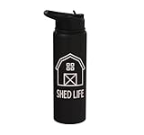 Schuppenleben für Schuppenbauer und diejenigen, die in Schuppen leben Stainless Steel Insulated Water Bottle