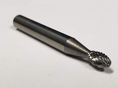 Fresa de carburo sólida micro grano 1/4 pulg x 2 pulg miniatura 1
