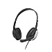 Produktbild Hama Headset mit Mikrofon (kabelgebundene Kopfhörer 3,5mm Klinkenanschluss, Aux, Stereo Headphones mit Kabel, On-Ear PC-Kopfhörer mit Mikrofonarm und Neckband, 2m Audiokabel) schwarz silber