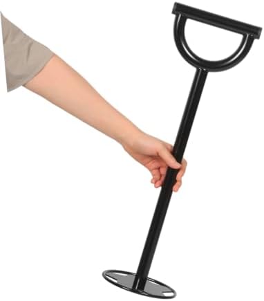 NIYANGLE Manual Trash Compactor Tool for Efficient Waste Compression Carbon Steel Construction with Sturdy Design, Space Saving Garbage Press for Kitchen and Outdoor Bins - 3