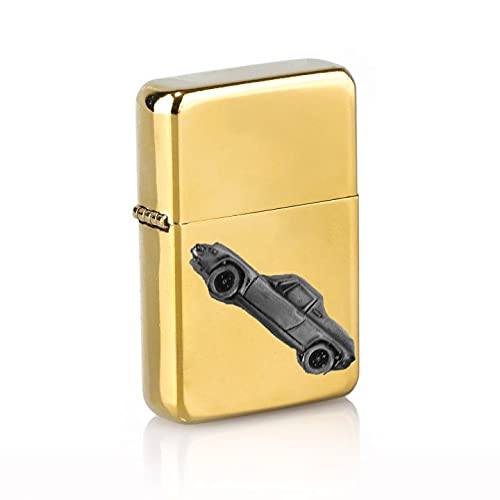 Briquet à essence British Car Europa Série 3 contre le vent, châssis doré
