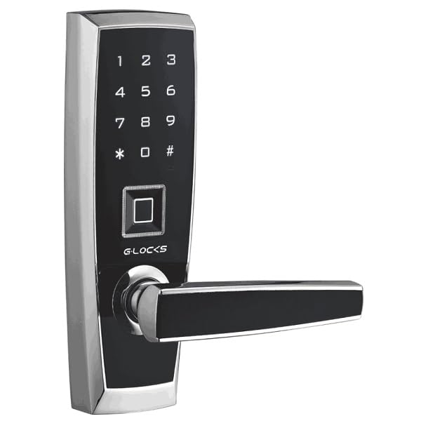 Fechadura Biométrica G-Locks Ébano 400 Preta Direita