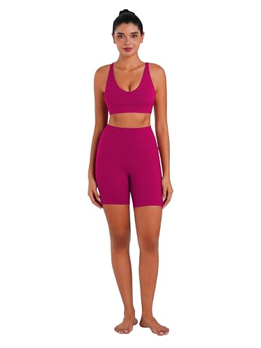Image of Sunzel Strappy V Neck Criss Cross Back Sports Bra for Women | Removable Pads, Buttery Soft, Four-Way Stretch, Criss Cross Back, V Neck Contour Fit, Medium-Light Support, Yoga Workout Gym