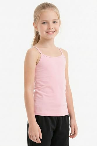 Image of Kurve Girl's Sleeveless Tank Top - Stretch Undershirts Cami Camisole, UV Protective Fabric, Rated UPF 50+ (Made in USA)