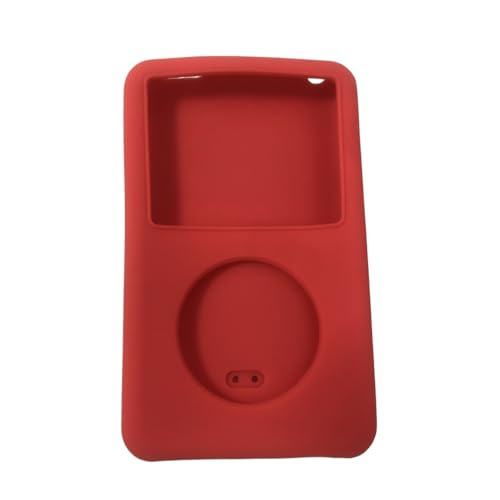 Funda Protectora de Silicona para iPod Classic 3.ª generación de 80 GB, 120 GB y 160 GB. Funda de Silicona Suave, Resistente a Golpes y caídas. (Rojo)