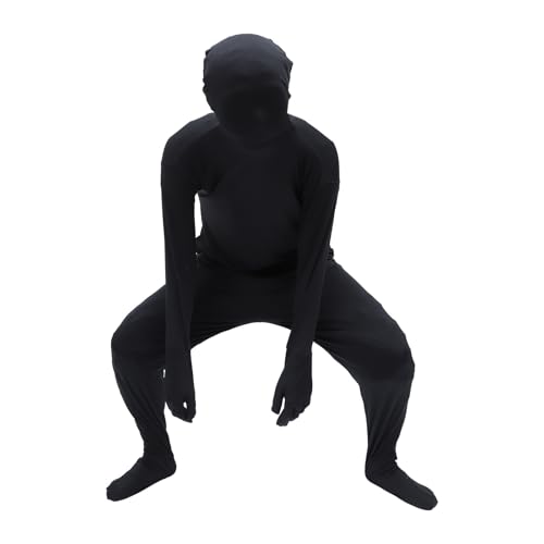 Cape d'invisibilité noire vêtement costume pour masquer silhouette
