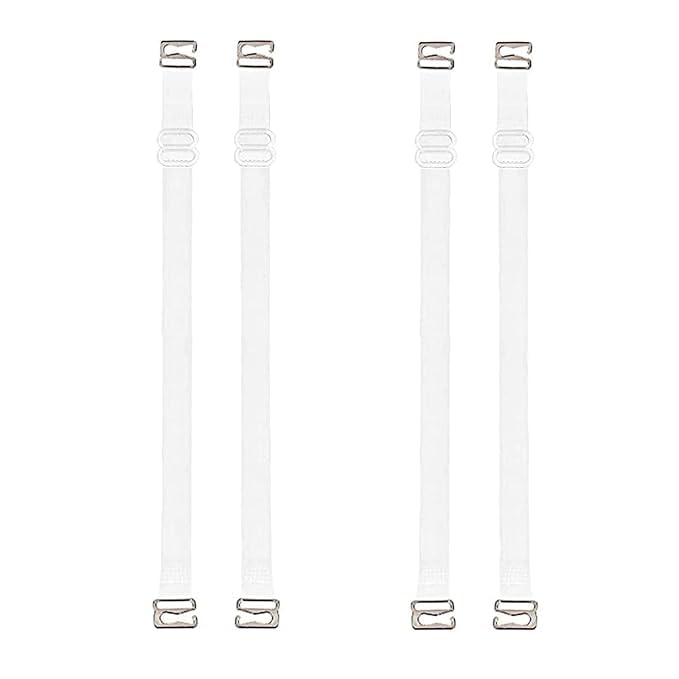 Clear Invisible Bra Straps, Adjustable Replacement Straps, 2 Pairs-image-9