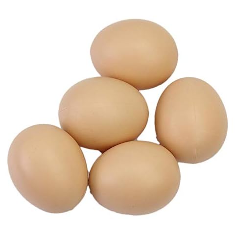 Premium Quality 5Pcs Fake Egg Artificial Hen Poultry Coop Nest Plastic fast-shop Cover