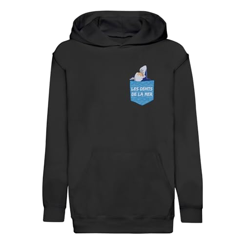 Sweat à capuche enfant illustration mer de qualité premium supérieure