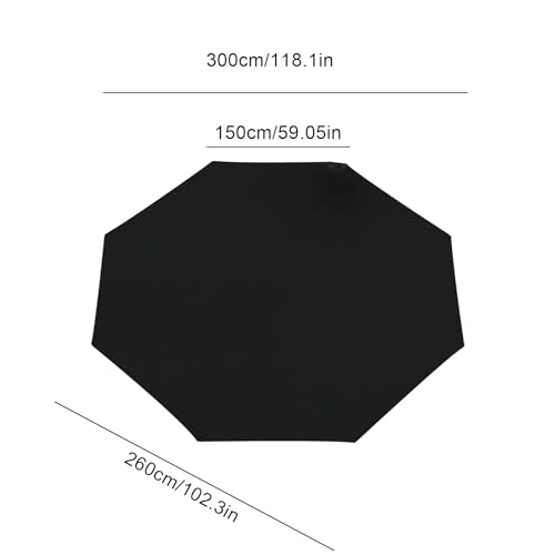 Bâche de protection pour trampoline 3m bâche imperméable soleil anti-pluie - 5