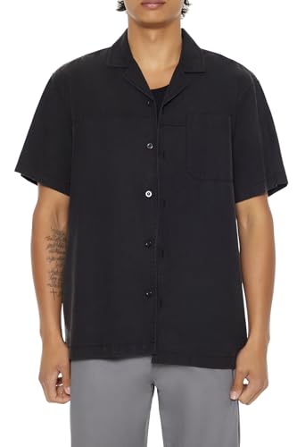 Chemise délavée col cubain homme Forever 21 idéale pour les terrasses