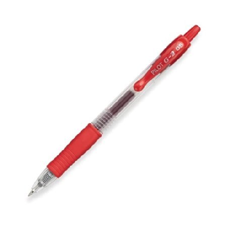 Pack de 3 bolígrafos retractiles PILOT tinta roja miniatura 2