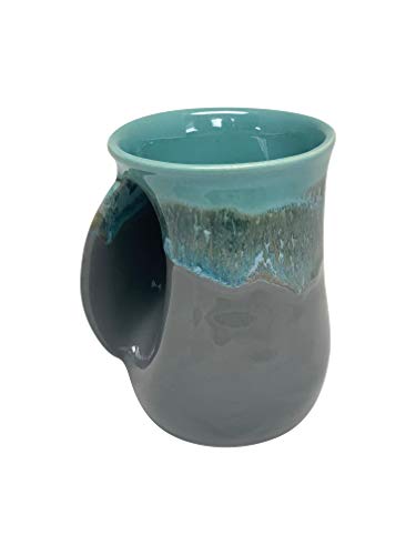 Clay in Motion Handwarmer Mug (Left Hand, Riverstone)