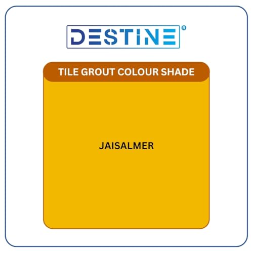 Image of DESTINE READY-TO-MIX inchTILE GROUT inch (16 COLOURS) (ALL PACKS: 100 Gm,250 Gm,400 Gm,800 Gm,1 Kg), Waterproof, Crack Filler, Cement Based Tile Gap Filler (5 Kg, Jaisalmer)