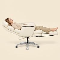 FLEXISPOT – FLEXISPOT LunoX 2-in-1 Chefsessel Bürostuhl mit Fußstütze Be