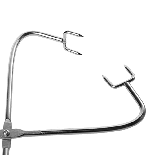 SM SunniMix Ferramentas de cerâmica de metal, pinças de gotejamento com, ferramenta de cerâmica de m