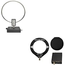 GA450 Loop Antenna with BNC Cable SW 2.3-30MHz MW 522-1710KHz & Donut WB Antenna, GOOZEEZOO 10KHz - 180MHz