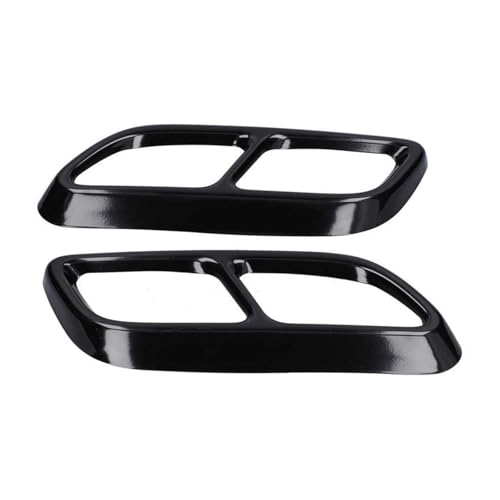 Pot d'échappement de voiture cadre de hayon 4 sorties noir pour Cadillac CT5 2020