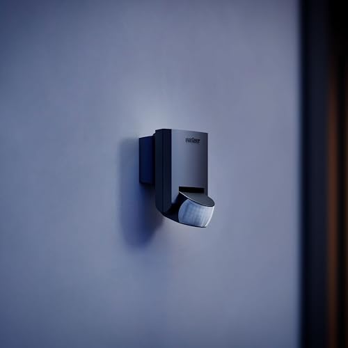 Steinel Bewegungsmelder IS 130-2 schwarz, 130° Bewegungssensor, 12 m Reichweite, für den Innen- und Außenbereich, IP54 – Ansicht 2