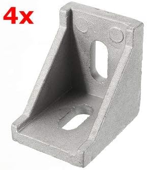Generic 4Pcs Corner Bracket Cast Aluminum Angle Corner Joint 35X35Mm