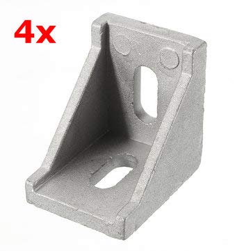 Generic 4Pcs Corner Bracket Cast Aluminum Angle Corner Joint 35X35Mm