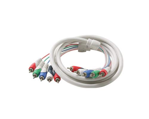 Close-up of STEREN Component Video Cables with Audio connectors