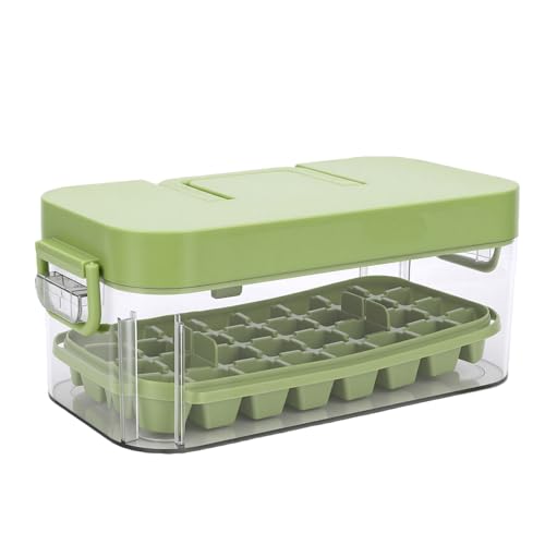 Bandeja de Hielo de Silicón 24 Cubos con Tapa y Cuchara miniatura 4