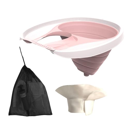 Lavacabezas plegable - Lavacabezas portátil - Tina plegable con desagüe | Accesorios de baño, producto de limpieza portátil, con de almacenamiento para cama.
